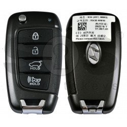 OEM Flip Key for Hyundai  Tucson 2022 Buttons:4 / Frequency:433MHz / Transponder:  PCF7938/HITAG3 / Part No:   95430-N9010