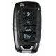 OEM Flip Key for Hyundai  Tucson 2022 Buttons:4 / Frequency:433MHz / Transponder:  PCF7938/HITAG3 / Part No:   95430-N9010