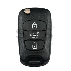 OEM Flip Key for Hyundai Veracruz 2009 Buttons:3 / Frequency:433MHz / Transponder:PCF 7936/ HITAG2/ ID46   / Part.No.: 95430-3J900	