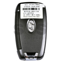 OEM Flip Key for Hyundai KONA 2019+ Buttons:4 / Frequency:433 MHz / Transponder: DST 4D / Blade signature: / Part No 95430-J9700	