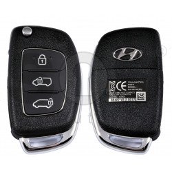 OEM Flip Key for Hyundai H350 2017 Buttons:3 / Frequency:433MHz / Transponder: TIRIS DST80 - 40 BIT   / Part No:  95810-59100