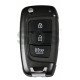 OEM Flip Key for Hyundai VENUE 2020 Buttons:2+1 / Frequency:433 MHz / Transponder:PCF7939M/HITAG AES /   Part No 95430-K2400