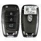 OEM Flip Key for Hyundai Staria 2022 Buttons:3 / Frequency:433 MHz / Transponder:PCF7939M/HITAG AES /   Part No 95430-CG020	