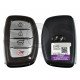 OEM Smart Key for Hyundai Creta 2017 Buttons:3+1 / Frequency: 433MHz / Transponder:  TIRIS RF430 (8A) / Part No:   95440-M4000	