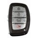 OEM Smart Key for Hyundai Creta 2017 Buttons:3+1 / Frequency: 433MHz / Transponder:  TIRIS RF430 (8A) / Part No:   95440-M4000	
