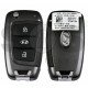 OEM Flip Key for Hyundai Staria 2022 Buttons:2  / Frequency:433 MHz / Transponder:PCF7939M/HITAG AES /   Part No 95430-CG120