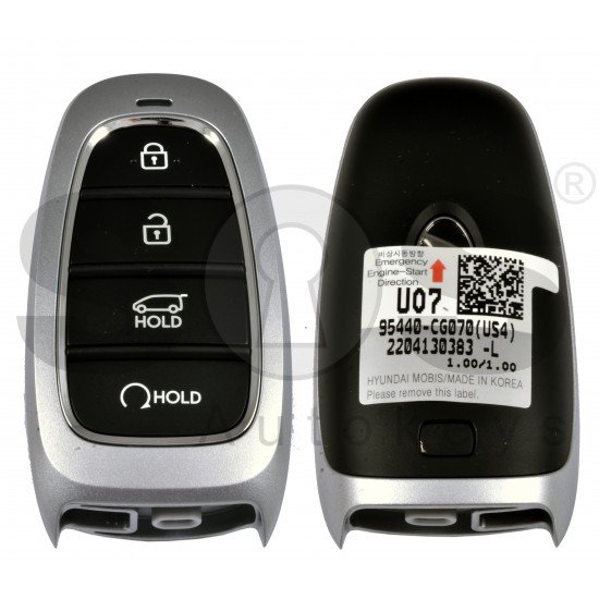 OEM Smart Key for Hyundai Staria  2022 Buttons:4 / Frequency:433MHz / Transponder:NCF29A/HITAG 3 /  Part No: 95440-CG070/ Keyless Go / AUTOMATIC START 