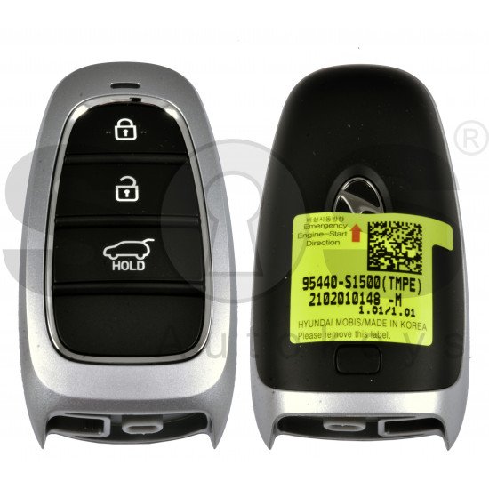 OEM Smart Key for Hyundai Santa Fe  2022 Buttons:3 / Frequency:433MHz / Transponder:NCF29A/HITAG 3 /  Part No: 95440-S1500	/ Keyless Go / AUTOMATIC START 