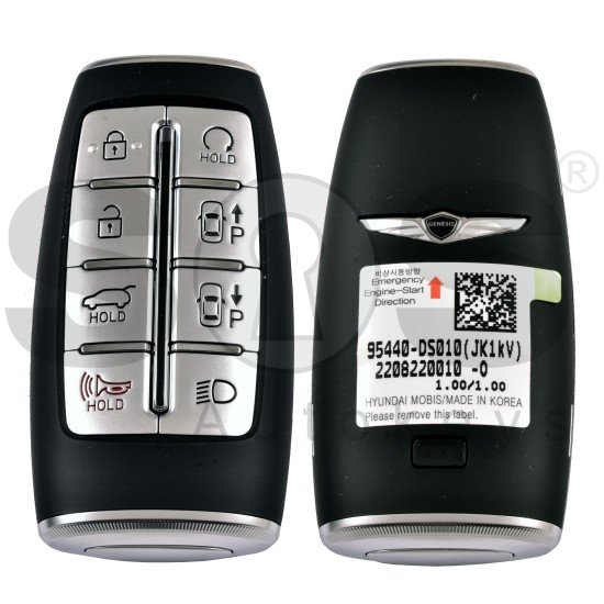 OEM Smart Key for Hyundai Genesis  GV70 2022 Buttons:7+1 / Frequency:433MHz / Transponder:NCF29A/HITAG 3 /  Part No: 95440-DS010/ Keyless Go / Automatic Start