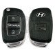 OEM Flip Key for Hyundai STAREX 2016   Buttons:2 / Frequency:433MHz / Transponder:TIRIS DST 80 / Part No: 95430-4H201