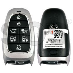OEM Smart Key for Hyundai  NEXO 2022  Buttons:7 / Frequency:433MHz / Transponder:HITAG 3/NCF29A/  Part No: 95440-M5010	/ Keyless Go / Automatic Start 