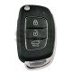 OEM Flip Key for Hyundai IONIQ 2019   Buttons:3 / Frequency:433MHz / Transponder:TIRIS DST 80 / Part No: 95430-G2110