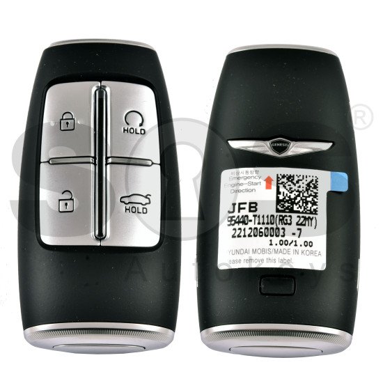 OEM Smart Key for Hyundai Genesis  G80 2022 Buttons:4 / Frequency:433MHz / Transponder:NCF29A/HITAG 3 /  Part No:95440-T1110/ Keyless Go / Automatic Start