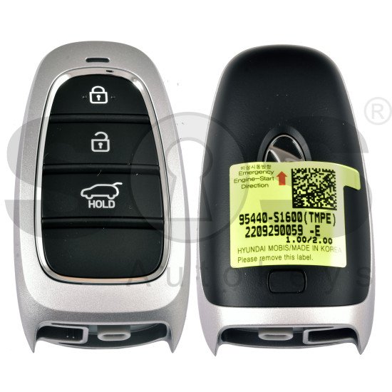 OEM Smart Key for Hyundai   Santa Fe 2022  Buttons:3/ Frequency:433MHz / Transponder:HITAG 3/NCF29A/  Part No: 95440-S1600/ Keyless Go / 