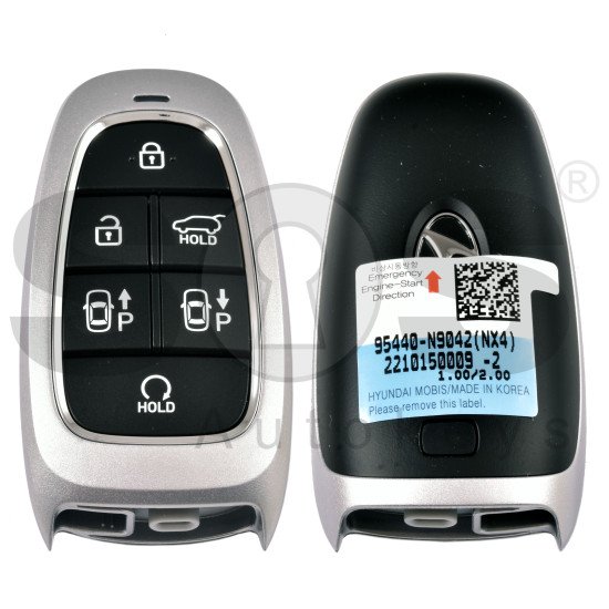 OEM Smart Key for Hyundai   Tucson  2022 Buttons:6 / Frequency:433MHz / Transponder:HITAG 3/NCF29A/  Part No: 95440-N9042/ Keyless Go / Automatic Start 