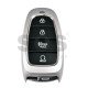 OEM Smart Key for Hyundai Tucson  2022  Buttons:4/ Frequency:433MHz / Transponder:HITAG 3/NCF29A/  Part No: 95440-N9052/ Keyless Go / Automatic Start 