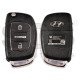 OEM Flip Key for Hyundai H350 2015-2019 Buttons:2 / Frequency:433MHz / Transponder:TIRIS DST40   / Part No:  95810-59300 /USED
