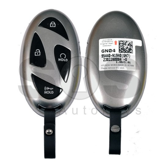 OEM Smart Key for Hyundai   GRANDEUR 2023 Buttons:5 / Frequency:433MHz / Transponder:  NCF29A/HITAG AES /  Part No: 95440-N1940 / Keyless Go  / Automatic Start 