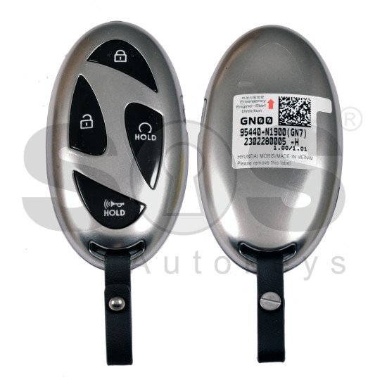 OEM Smart Key for Hyundai   GRANDEUR 2023 Buttons:5 / Frequency:433MHz / Transponder:  NCF29A/HITAG AES /  Part No: 95440-N1900 / Keyless Go  / Automatic Start 