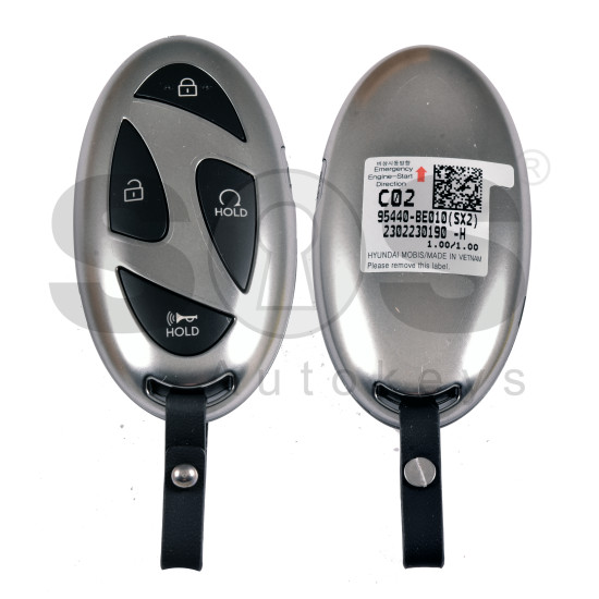 OEM Smart Key for Hyundai  2023 Buttons:5 / Frequency:433MHz / Transponder:NCF29A/HITAG AES/  Part No : 95440-BF020	/ Keyless Go  / Automatic Start 