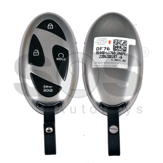 OEM Smart Key for SONATA 2023+ Buttons:5 / Frequency:433MHz / Transponder:NCF29A/HITAG AES/  Part No :  95440-L1760		/ Keyless Go  / Automatic Start 