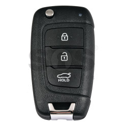 OEM Flip Key for Hyundai ELANTRA 2024 Buttons:3 / Frequency:433 MHz / Transponder:TIRIS RF430(8A) /  / Part No 95430-AA800	
