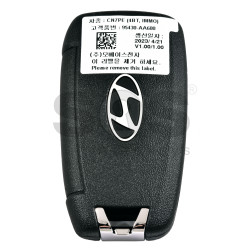 OEM Flip Key for Hyundai ELANTRA 2024 Buttons:4 / Frequency:433 MHz / Transponder: 8A / Blade signature: / Part No  954430-AA600	