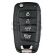 OEM Flip Key for Hyundai ELANTRA 2024 Buttons:4 / Frequency:433 MHz / Transponder: 8A / Blade signature: / Part No  954430-AA600	