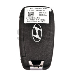 OEM Flip Key for Hyundai ELANTRA 2024 Buttons:3/ Frequency:433 MHz / Transponder: HITAG 128-bits AES ID4A PCF7939MA / Blade signature: / Part No   95430-BE100	