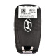 OEM Flip Key for Hyundai ELANTRA 2024 Buttons:3/ Frequency:433 MHz / Transponder: HITAG 128-bits AES ID4A PCF7939MA / Blade signature: / Part No   95430-BE100	