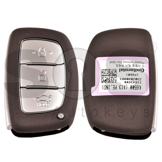 OEM Smart Key for Hyundai GRAND I10 2024 Buttons:3 / Frequency: 433MHz / Transponder:  HITAG 128-bits AES ID4A NCF29A1M   / Part No: 95440-K6500 / Keyless Go