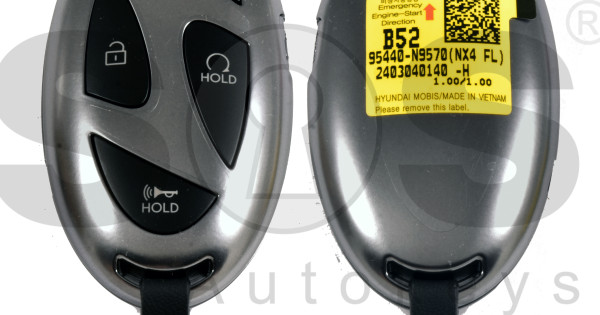 OEM Smart Key for Hyundai TUCSON 2024 Buttons:4 / Frequency:433MHz ...