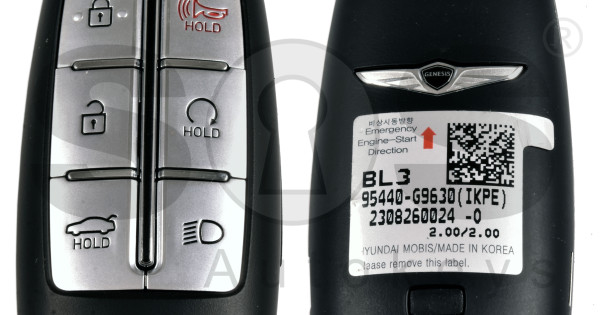 OEM Smart Key for Hyundai GENESIS 2022+ Buttons:5+1 / Frequency:433MHz ...