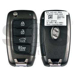 OEM Flip Key for Hyundai GRANDEUR 2022 Buttons:4/ Frequency:433 MHz / Transponder : PCF7938/HITAG 3    / Part No:   95430-G8200