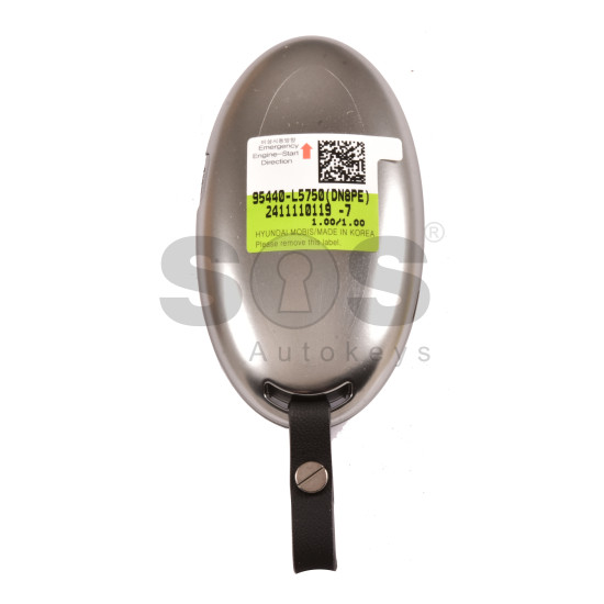 OEM Smart Key for Hyundai SONATA 2024+ Buttons:4 / Frequency:433MHz / Transponder:NCF29A/HITAG AES/ Part No : 95440-L5750 / Keyless Go / Automatic Start OEM Smart Key for Hyundai SONATA 2024+ Buttons:4 / Frequency:433MHz / Transponder:NCF29A/HITAG AES/ Part No : 95440-L5750 / Keyless Go / Automatic Start