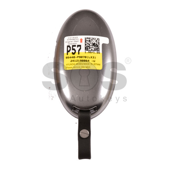 OEM Smart Key for Hyundai PALISADE 2024+ Buttons:5 / Frequency:433MHz / Transponder:NCF29A/HITAG AES/ Part No : 95440-P9070/ Keyless Go / Automatic Start OEM Smart Key for Hyundai PALISADE 2024+ Buttons:5 / Frequency:433MHz / Transponder:NCF29A/HITAG AES/ Part No : 95440-P9070/ Keyless Go / Automatic Start