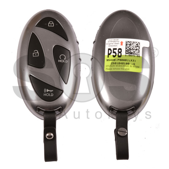 OEM Smart Key for Hyundai PALISADE 2025+ Buttons:5 / Frequency:433MHz / Transponder:NCF29A/HITAG AES/ Part No : 95440-P9080 / Keyless Go / Automatic Start OEM Smart Key for Hyundai PALISADE 2025+ Buttons:5 / Frequency:433MHz / Transponder:NCF29A/HITAG AES/ Part No : 95440-P9080 / Keyless Go / Automatic Start