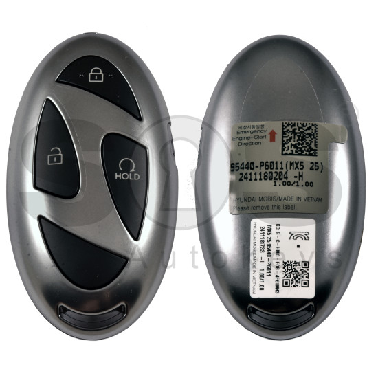 OEM Smart Key for Santa-Fe 2025 Buttons:4 / Frequency:433MHz / Transponder: NCF29A/HITAG AES / Part No : 95440-P6011 / Keyless Go / Automatic Start OEM Smart Key for Santa-Fe 2025 Buttons:4 / Frequency:433MHz / Transponder: NCF29A/HITAG AES / Part No : 95440-P6011 / Keyless Go / Automatic Start