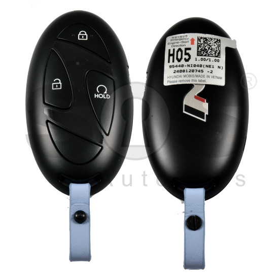 OEM Smart Key for IONIQ  2024   Buttons:4 / Frequency:433MHz / Transponder: NCF29A/HITAG AES /   Part No :   95440-NI040	/ Keyless Go  / Automatic Start 