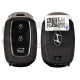 OEM Smart Key for Hyundai   ACCENT 2024 Buttons:3  / Frequency:433MHz / Transponder:  ATMEL AES 6A /    Part No: 95440-AY000 / Keyless Go / 