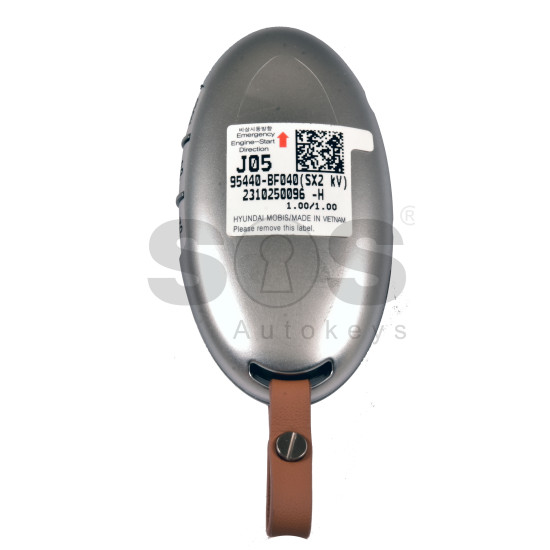 OEM Smart Key for KONA 2024 Buttons:4 / Frequency:433MHz / Transponder: NCF29A/HITAG AES / Part No : 95440-BF040 / Keyless Go / Automatic Start OEM Smart Key for KONA 2024 Buttons:4 / Frequency:433MHz / Transponder: NCF29A/HITAG AES / Part No : 95440-BF040 / Keyless Go / Automatic Start