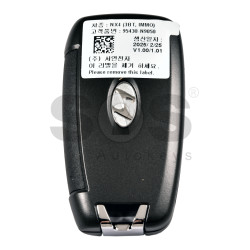 OEM Flip Key for Hyundai  TUCSON 2022  Buttons:2+1/ Frequency:433 MHz / Transponder: PCF7938     / Part No :  95430-N9050