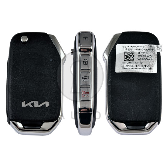 OEM Flip Key for Kia / Buttons:4 / Frequency:433MHz / Transponder: PCF7939/HITAG AES / Part No: 95430-GG000 OEM Flip Key for Kia / Buttons:4 / Frequency:433MHz / Transponder: PCF7939/HITAG AES / Part No: 95430-GG000