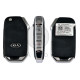 OEM Flip Key for Kia FORTE 2019 / Buttons:4 / Frequency:433MHz / Transponder: TIRIS RF430 (8A) / Part No: 95430-M6100 OEM Flip Key for Kia FORTE 2019 / Buttons:4 / Frequency:433MHz / Transponder: TIRIS RF430 (8A) / Part No: 95430-M6100