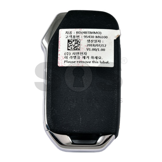 OEM Flip Key for Kia FORTE 2019 / Buttons:4 / Frequency:433MHz / Transponder: TIRIS RF430 (8A) / Part No: 95430-M6100 OEM Flip Key for Kia FORTE 2019 / Buttons:4 / Frequency:433MHz / Transponder: TIRIS RF430 (8A) / Part No: 95430-M6100