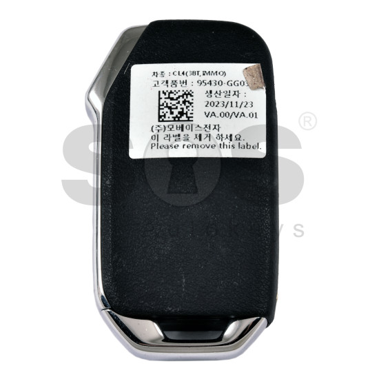 OEM Flip Key for Kia    / Buttons:3 / Frequency:433MHz / Transponder: PCF7939/HITAG AES   / Part No:  95430-GG030