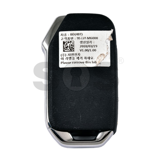 OEM Flip Key for Kia FORTE 2019-2021 / Buttons:4 / Frequency:433MHz / Transponder: NO TRANSPONDER / Part No: 95430-M6000 OEM Flip Key for Kia FORTE 2019-2021 / Buttons:4 / Frequency:433MHz / Transponder: NO TRANSPONDER / Part No: 95430-M6000