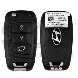 OEM Flip Key for Hyundai  Buttons:3/ Frequency:433 MHz / Transponder: No Transponder  / Part No : 95430-T7300