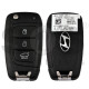 OEM Flip Key for Hyundai  Buttons:3/ Frequency:433 MHz / Transponder: No Transponder  / Part No : 95430-T7300