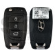 OEM Flip Key for Hyundai  Buttons:3/ Frequency:433 MHz / Transponder: No Transponder  / Part No :95430-L1310